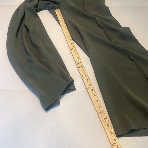 Banana Republic Olive Green High-Rise Wide-Leg Utility Pant Size 12 - Picture 6 of 13